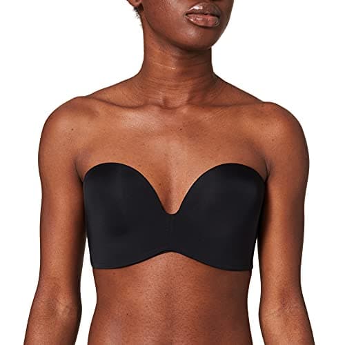 Wonderbra Sujetador Perfect Strapless, Negro, 90B (Talla Fabricante: 90B) para Mujer