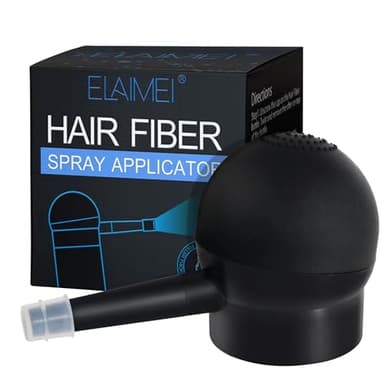 Aplicador para Fibras Capilares para Volumen y Espesor. Solución Instantánea para Pérdida de Cabello - Pulverizador de fibras capilares - Atomizador de fibras capilares - Difusor de fibras capilares.