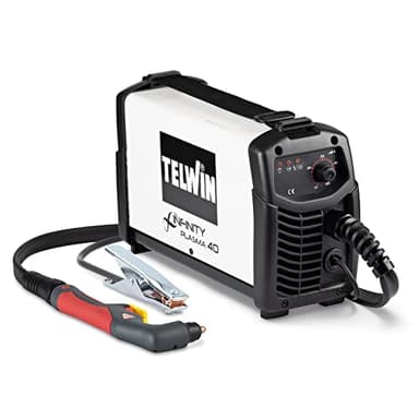 TELWIN - Cortador de Plasma Inverter TE-816145 - Corte Rápido Sin Deformaciones - Para Todos Materiales Conductores - Caja de Aluminio Incluida