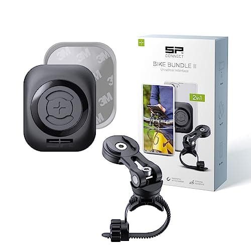 SP Connect Soporte de teléfono móvil para Bicicleta | Soporte Universal para Manillar de Bicicleta | Soporte de teléfono móvil para Todos los teléfonos Inteligentes como iPhone Samsung | Soporte