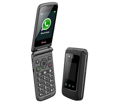 TTfone Titan TT950 Whatsapp 3G - Teléfono móvil con Pantalla táctil para Personas Mayores, botón Grande, Vodafone Pay As You Go