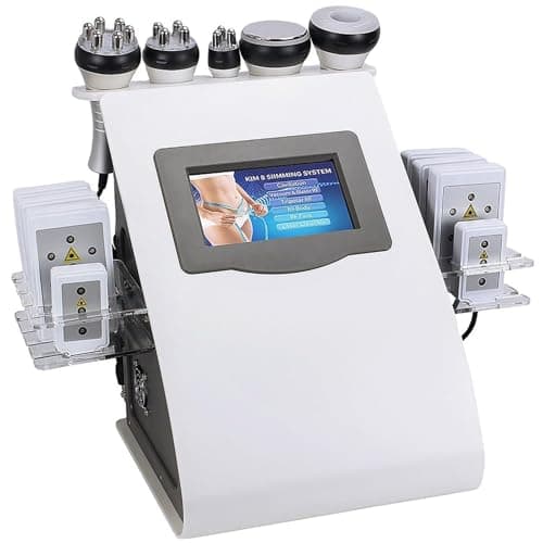 GNbow 6 en 1 Máquina Adelgazante, Dispositivo Multipolar Ultrasónico de Radiofrecuencia de Cavitación Ultrasónica, Máquina de Masaje Corporal de Belleza Multifunción