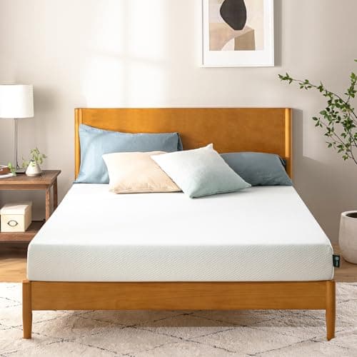 Zinus Colchón de Espuma 135 x 190 cm - Colchón Ortopédico y Ergonómico de Firmeza Media - Soporte de 5 Zonas - Altura 11 cm - Certificado Oeko-Tex