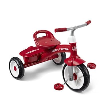 Radio Flyer Triciclo Rojo, Triciclo para niños pequeños al Aire Libre, de 2 ½ a 5 años (Exclusivo de Amazon)