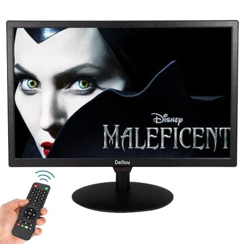Monitor CCTV Pantalla Ancha de 22 Pulgadas Cámara vigilancia LCD Video Interfaz multifunción PC HDMI AV BNC VGA USB Entrada Monitor de computadora 1920x1080 Full HD Altavoces incorporados