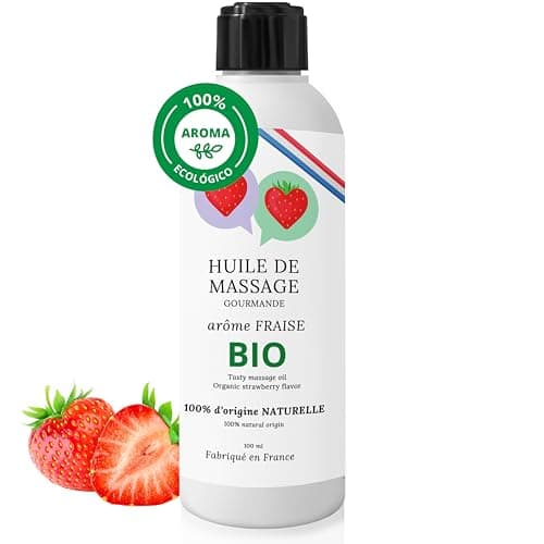 Aceite masajes eróticos comestibles/gel lubricante parejas. Para masajes corporales y eróticos íntimos, lubricantes adultos, mujer. Estimulador, íntimo. Estimulantes. Sabor ecológica (fresa)