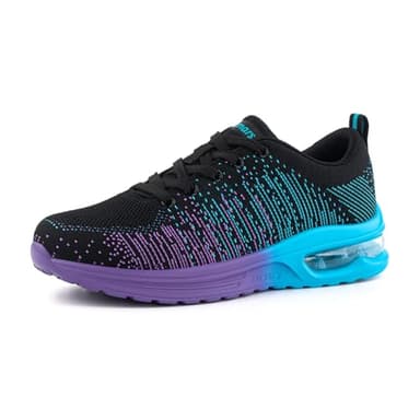 Hitmars Zapatillas de Running Mujer Zapatillas Deportivas Trail Running Tenis Correr Deporte Caminar Casual Transpirables Sneakers Mujer N/A2 Violeta EU40