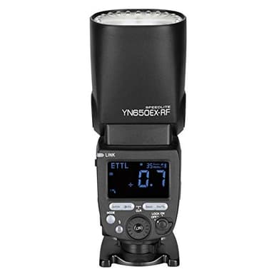 Yongnuo YN650EX-RF Flash inalámbrico Speedlite, GN60 24 piezas de lámpara LED TTL HSS, flash esclavo maestro con sistema RF de 2.4 G integrado, para cámara Canon DSLR