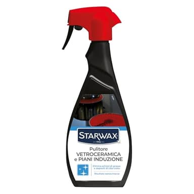 STARWAX Limpiador vitrocerámica y placas de inducción – 500 ml – Ideal para limpiar las placas vitrocerámicas e inducción – El soporte brillante – Sin rastros