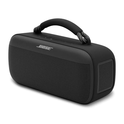 Bose SoundLink Max altavoz portátil , gran altavoz Bluetooth resistente al agua, hasta 20 horas de autonomía, USB-C, entrada AUX de 3,5 mm integrada, Negro