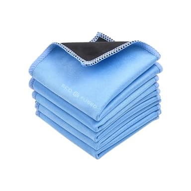 Paños de Limpieza de Microfibra - Paquete de 10 – Paños de Limpieza de Tamaño Doble – Paño de Microfibra y Gamuza para Pantallas de Teléfonos, TV LCD, Tabletas, Lentes de Cámara y Otras