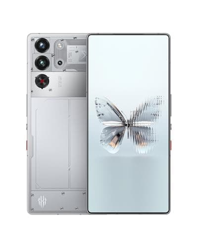 REDMAGIC 10 Pro 144Hz Móvil Gaming, Smartphone Android 5G, 16GB RAM+512GB ROM, Snapdragon 8 Elite, 6.85", AMOLED Pantalla, FHD+ Teléfono Gaming, 50MP Cámara, 80W Cargador, Dual-Sim, NFC Argentado