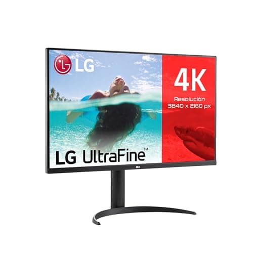LG 32UR550-B - Monitor UHD, 32 Pulgadas, 16:9, 3840x2160, HDMIx1, AMD FreeSync, Clasificación F, 4 ms, Altura Regulable, Negro