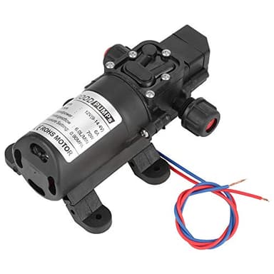 KSTE Bomba de Agua 12v,Autocebante de La Bomba de Agua,DC 12V 0.9Mpa 6L / min de agua de alta presión del diafragma en 70W bomba autocebante