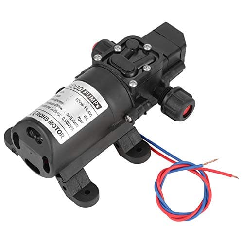 KSTE Bomba de Agua 12v,Autocebante de La Bomba de Agua,DC 12V 0.9Mpa 6L / min de agua de alta presión del diafragma en 70W bomba autocebante