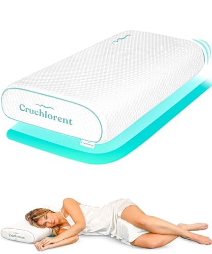 Almohada cervicales y Cuello Ajustable - Almohada Cervical para Personas Que Duermen de Lado o Boca Arriba - Almohada antironquidos - Almohadas cervicales para Dormir - Almohada ergonómica