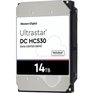 Western Digital HGST Ultrastar DC HC530 - Disco Duro Interno, 3.5" SATA, 14 TB, Color Blanco