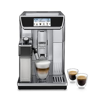 DeLonghi PrimaDonna Elite Experience Independiente Totalmente automática Máquina espresso Negro, Metálico - Cafetera (Granos de café, De café molido, Molinillo integrado)