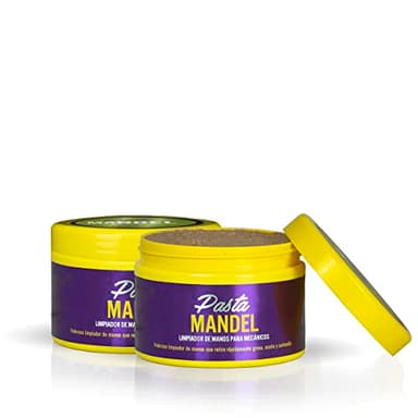 Pasta Mandel - Limpiador de Grasa y Suciedad para Manos - Pack 2 Unidades