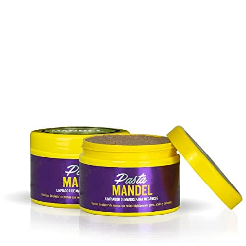 Pasta Mandel - Limpiador de Grasa y Suciedad para Manos - Pack 2 Unidades