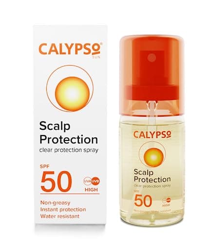 Calypso Spray protector del cuero cabelludo SPF50 | Alta protección para el cuero cabelludo y la raya | 50ml | CALD50SCA, Transparente