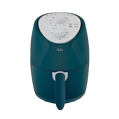 JATA JEFR5392 – Freidora de Aire 2 L Air Fryer 1000 W. Control de temperatura (80-200°C) Temporizador de 30 minutos. Uso sencillo. Diseño compacto. Cestillo antiadherente. Libre de BPA