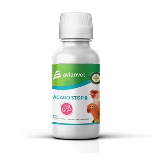 Avianvet Ácaro Stop | Eficaz contra Ácaros Rojos y Ácaros de Las vías respiratorias de Pájaros | Formato 100ml.