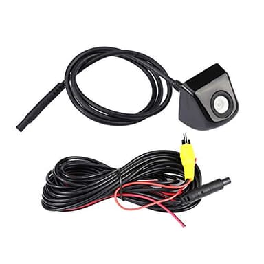 Cámara de visión Trasera Universal, cámara de visión Trasera CCD reemplazo para Coche Cámara de Marcha atrás Aparcamiento de visión Nocturna Cámara de visión Trasera Impermeable IP67(Negro)