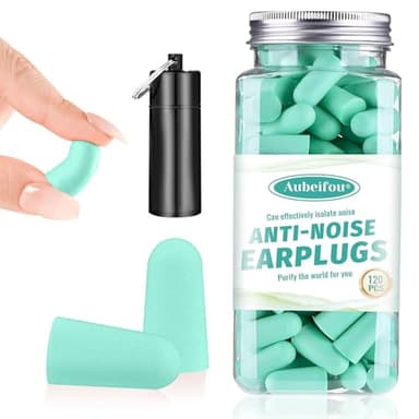 60 Pares Tapones Oidos Cancelacion de Ruido,Tapones Oídos Ruido Dormir, Tapones Para Los Oídos de Espuma ultra Suave Para Dormir,de Tapones Para Los Oídos Para Cancelación de Ruido