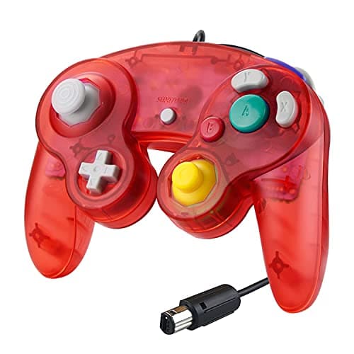 Controlador para Game Cube, SONVIEE con cable NGC para Game Cube Classic Game Cube NGC Controller Super Smash Bros GC Gamepad para Game Cube GC Mario Party Juegos Wii U Switch