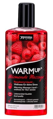 Aceite de masaje efecto calor frambuesa