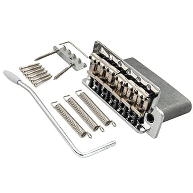 Wilkinson WOV03 54mm Puente Vintage Tremolo 6 Tornillos para Guitarra Eléctrica Squier/Mexico Fender/MIJ Strat, Cromado