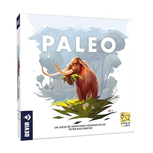 Devir - Paleo, Juego de Mesa, Juego de Mesa con Amigos, Juego de Mesa Cooperativo de Aventura (BGPALSP)