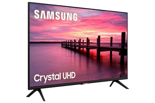Samsung Crystal UHD 2022 43AU7095 - Smart TV de 43", 4K, HDR 10+, Procesador 4K, PurColor, Sonido Inteligente, Función One Remote Control y Compatible Asistentes de Voz, Compatible con Alexa