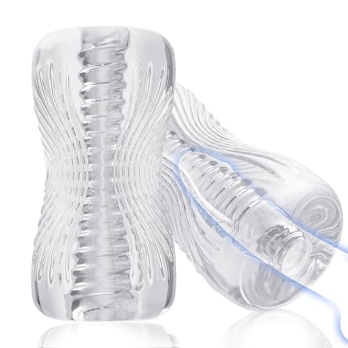 Masturbádores Masculino Real Juguetes Sexuales Pareja - Juguetes Eróticos Masturbador para Hombres Sexuale de Silicona Sex Toys para Sexo Juguete Adultos con 3D Vagina, Anal Coños de Bolsillo