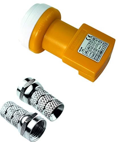 TELEVES Kit LNB 7475 + 2 Conectores F, UNIVERSAL todos los satélites
