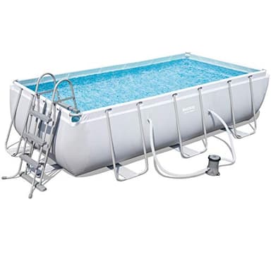 BESTWAY 56441 - Piscina Desmontable Tubular Power Steel 404x201x100 cm Depuradora de cartucho de 2.006 litros/hora