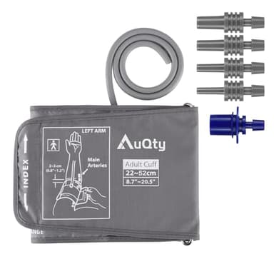 Monitor de Presión Arterial Manguito Extra Grande 9"-21" (22-52 cm), Extra Grande para Brazos Grandes,Compatible con Otros Monitores de Presión Arterial,Manguito de Repuesto Adultos(Solo Manguito Bp)