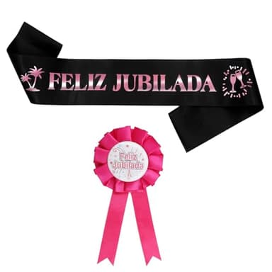 Scettar Retirement Faja De Jubilación,Banda Jubilacion,Jubilación Mujer,Feliz Jubilacion Decoracion (Rosado)