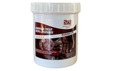 Crema lavamanos para suciedad dificil | limpia manos con solidos naturales para mecanicos 1Kg | Limpieza de Manos muy sucias | Quita Grasa, gasoil, aceites, tintas, pinturas, siliconas, pegamentos