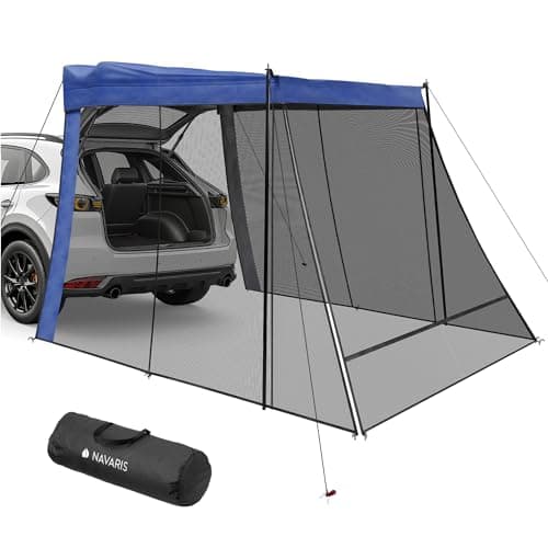 Navaris Tienda de Campaña para Coche - Carpa para Coche 3-4 Personas 290 x 200 cm - Avance Furgoneta Porton Trasero Fácil Montaje - para SUV 4x4 Crossover Furgonetas y Caravanas