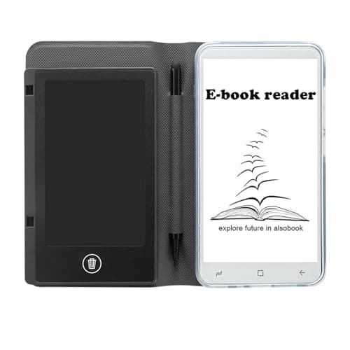 EReader, Lector de Libros Electrónicos con Pantalla Táctil LCD de 5, Lector de Libros Digital Portátil con Cámara de 5MP, 1+8GB, WiFi, Música, Bluetooth
