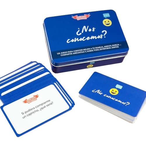 Calledelregalo ¿Nos conocemos? Juego de Cartas Muy Divertido para Jugar con Familia, Pareja o con Amigos