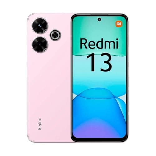 Xiaomi Redmi 13 - Smartphone de 8+256GB, MediaTek Helio G93-Ultra, Pantalla de 6,79" FHD+, cámara de 108MP, Carga rápida de 33W, Rosa (Versión ES)