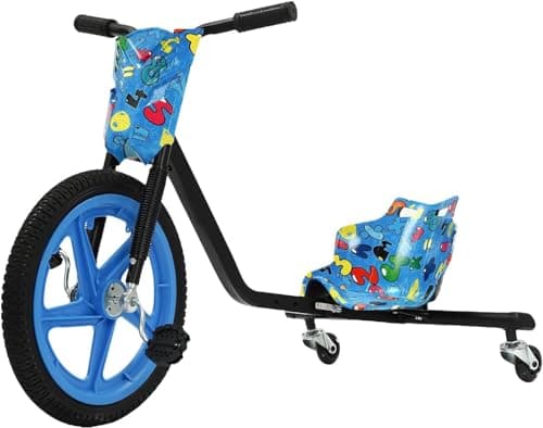 Triciclo con Pedal Drift para Niños, Drifter 360 Grados para Niños Y Niñas, Rueda Trasera con Luces A
