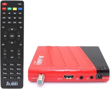 Receptor decodificador satelite (Necesario Antena PARABOLICA) y Reproductor Multimedia Jiubei JDT-1 HD