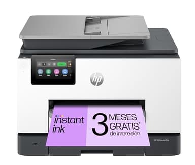 HP OfficeJet Pro 9132e - Impresora multifunción profesional de tinta, Copia, Escáner, Fax, Wi-Fi, Doble bandeja, 3 meses de impresión Instant Ink con HP+