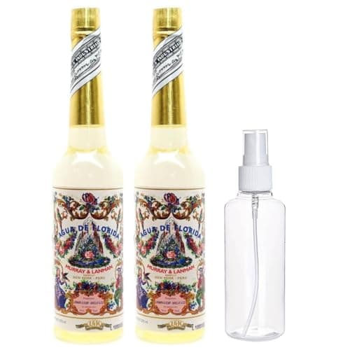 FAMILYCOM Florida Agua de Perú Original Pack 2 Botellas de 270ml con Dosificador Spray. Murray Y LanMan. Amarilla Original de Perú. Total 540ml.