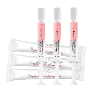 BED GAME Gel Tensor Vaginal - Todo Natural, Gel Tensor V para la Mujer, Lubricante Hidratante para las Partes Íntimas - Fácil de Usar - Set de 3 Piezas