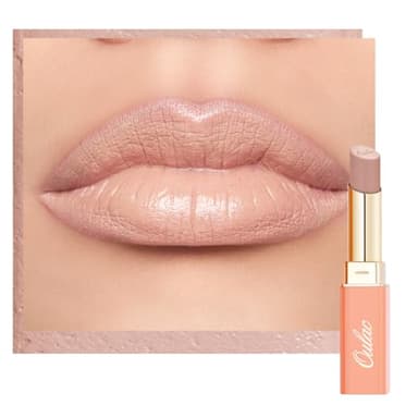 OULAC Pintalabios Nude Crema Rica - Cremosa Barra de Labios Mate, Hidratante, Alta Pigmentación, Acabado Satinado, Cobertura completa, Con Manteca de Karité, Vegano Sin Gluten SG01Bare